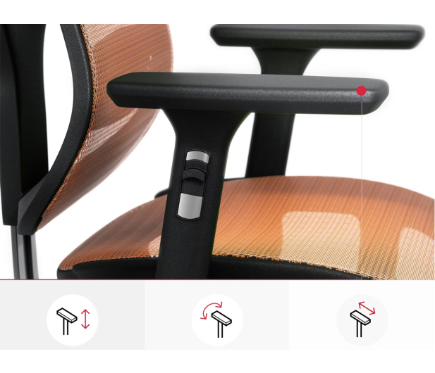 Diablo Chairs V-BASIC CHAIR CZARNO-POMARAŃCZOWY - 1527031 - zdjęcie 5